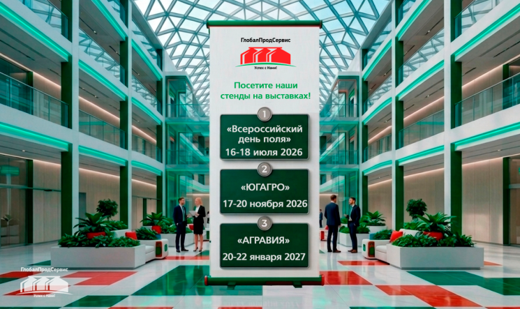 «Глобалпродсервис» представит оборудование на выставках в Барнауле, Краснодаре, Москве